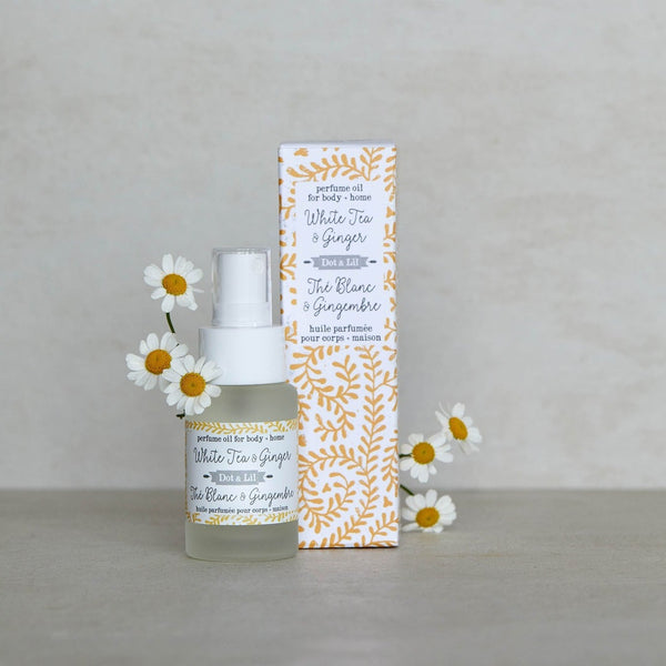 white tea & ginger perfume oil