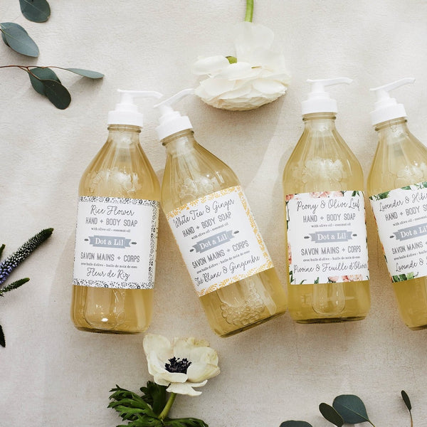 rice flower liquid soap