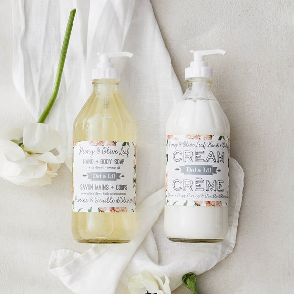 hand soap + cream DUO