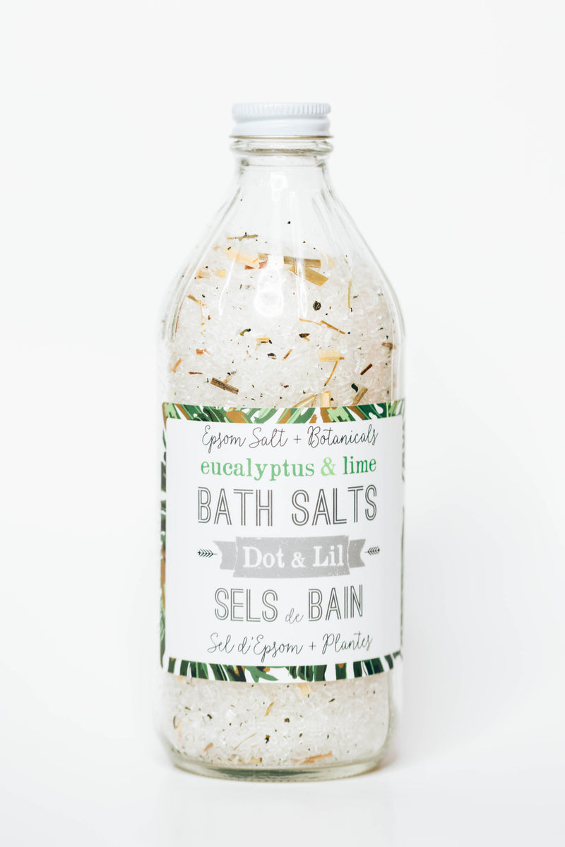 eucalyptus & lime bath salt