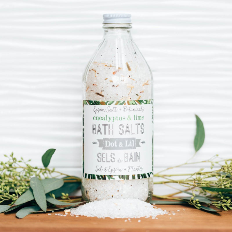 sel de bain eucalyptus & lime