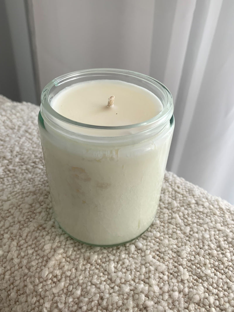 less-than-perfect peony & olive leaf soy candle