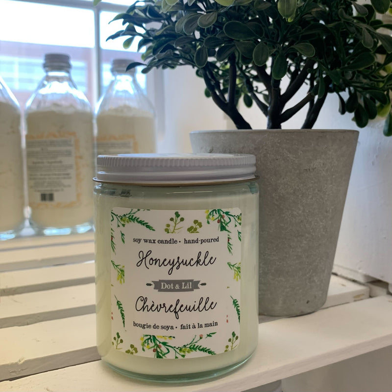 honeysuckle soy candle less-than-perfect