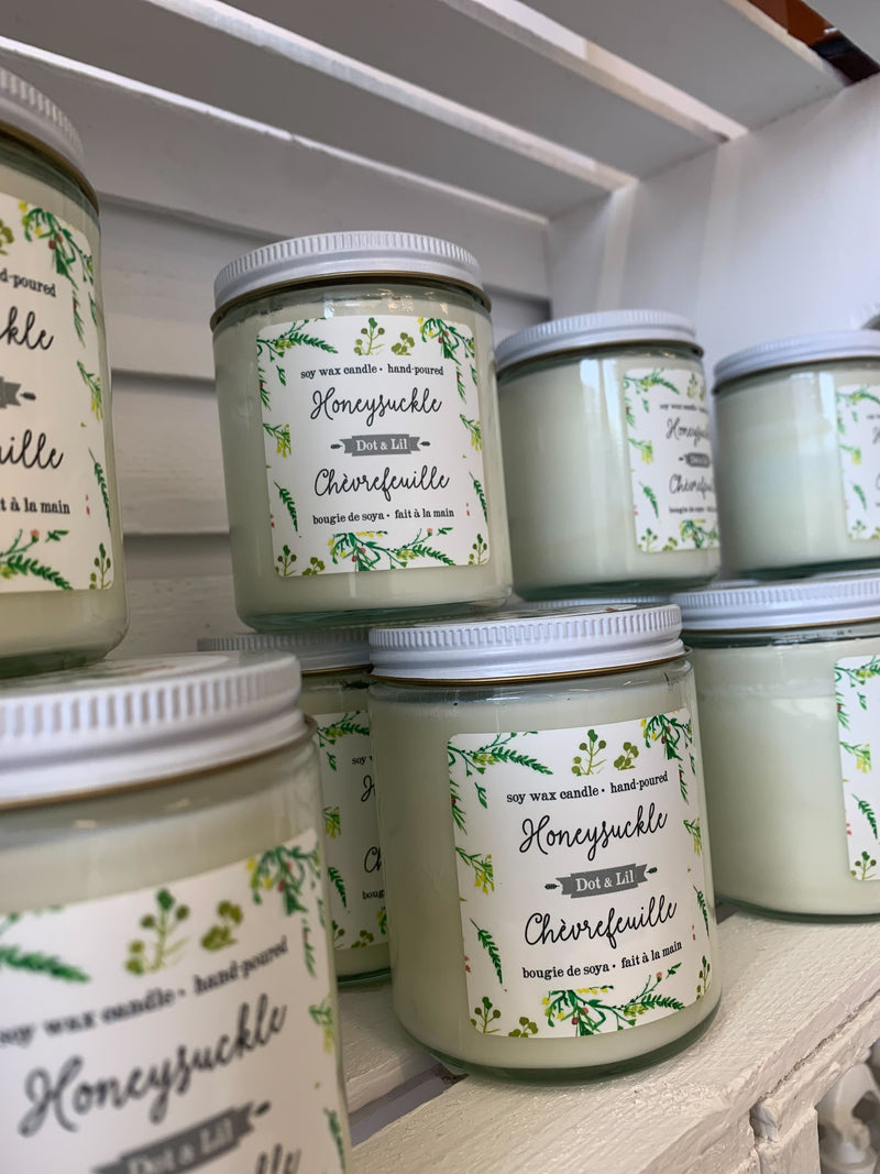 honeysuckle soy candle less-than-perfect