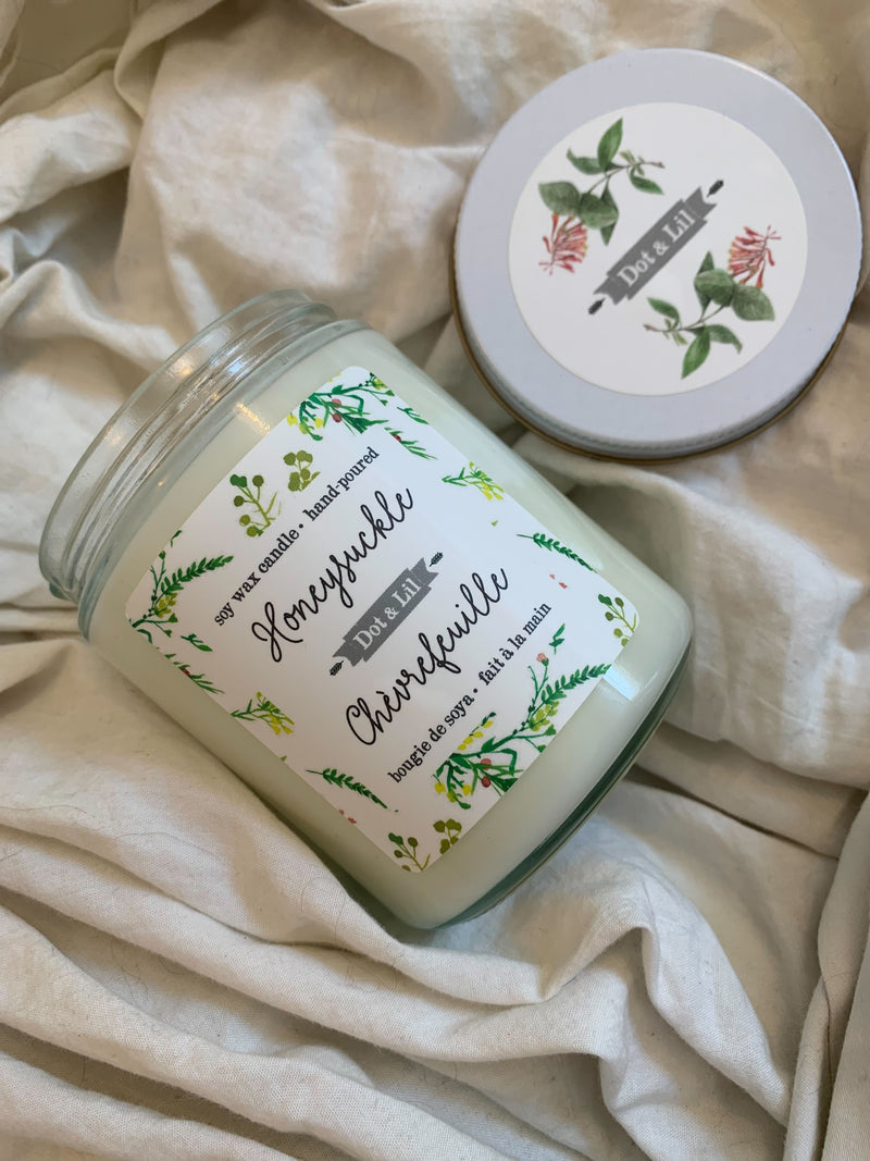 honeysuckle soy candle less-than-perfect