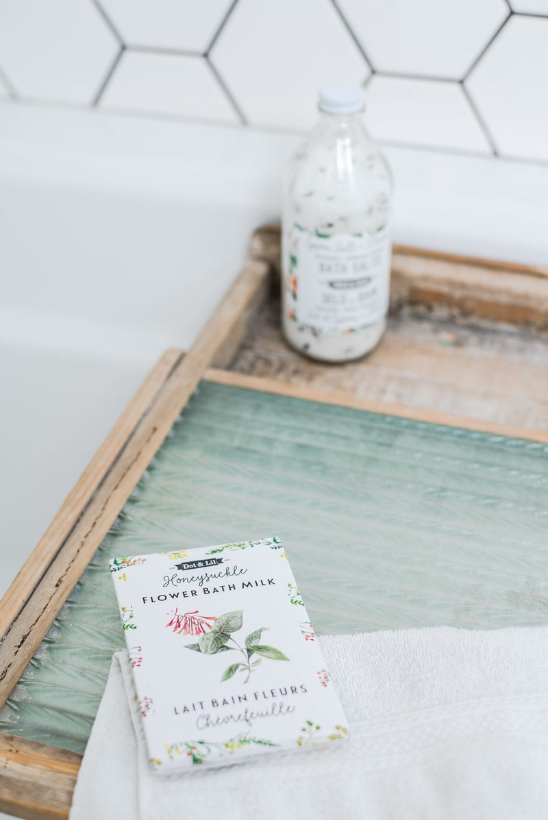 honeysuckle bath milk sachet