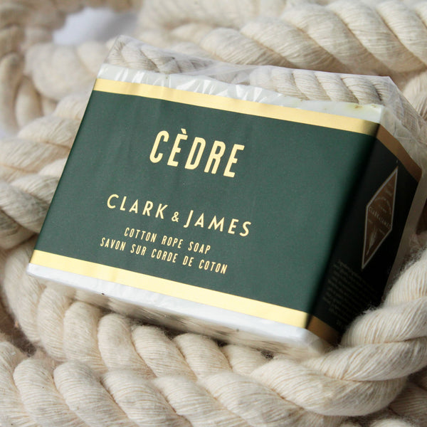 Cèdre cotton rope soap