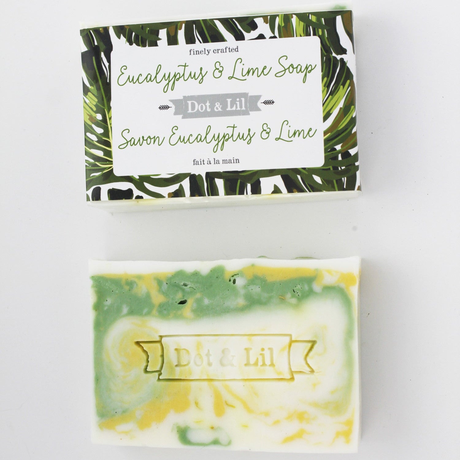 Eucalyptus & Lime Bar Soap – Fresh & Purifying – Dot & Lil