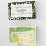 Savon en barre à l'eucalyptus et au citron vert « Dot and Lil »