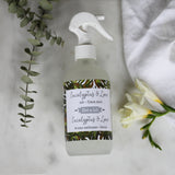 Spray d'ambiance pour le linge de maison « Eucalyptus et citron vert » de Dot and Lil