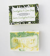 savon à l'eucalyptus & lime