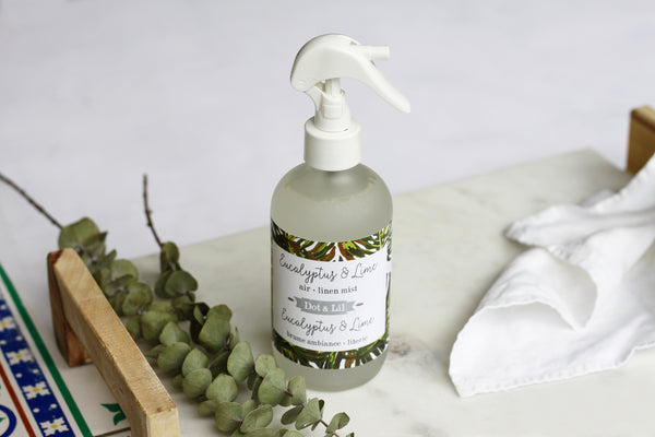 eucalyptus & lime linen + air mist