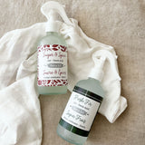 fresh pine linen spray glass bottle