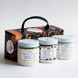 holiday milk bath trio gift set