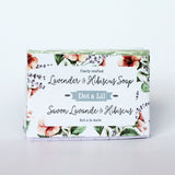 lavender hibiscus bar soap dot and lil
