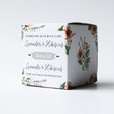 lavender hibiscus bath cube fizz milk petals