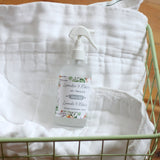 Flacon en verre pour spray d'ambiance au lavande et hibiscus