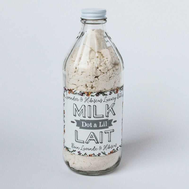 Lavande & Hibiscus lait bain