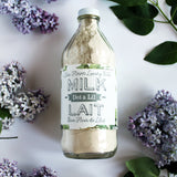 eau lait bain lilas