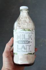 lilac milk bath