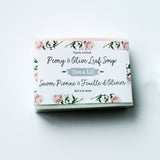 peony olive leaf bar soap dot and lil