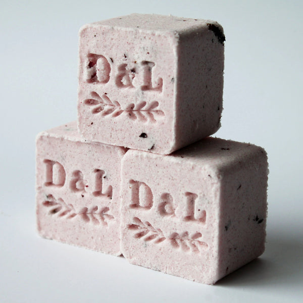 peony & olive leaf sparkling milk bath cube