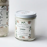 less-than-perfect peony & olive leaf soy candle
