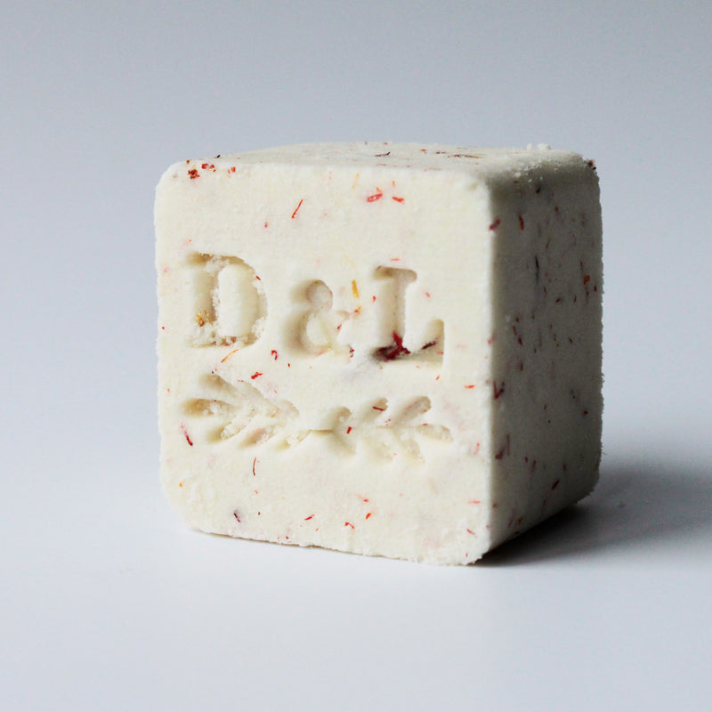cube lait bain effervescent fleur de riz