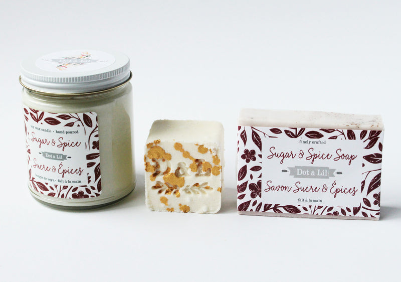 sugar & spice soy candle
