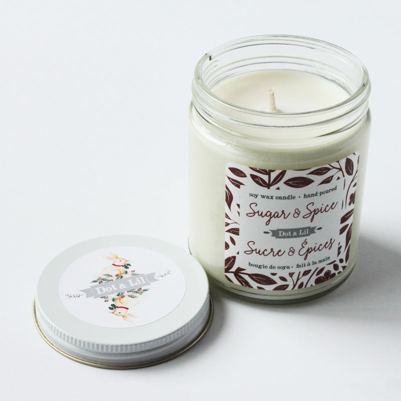 sugar & spice soy candle