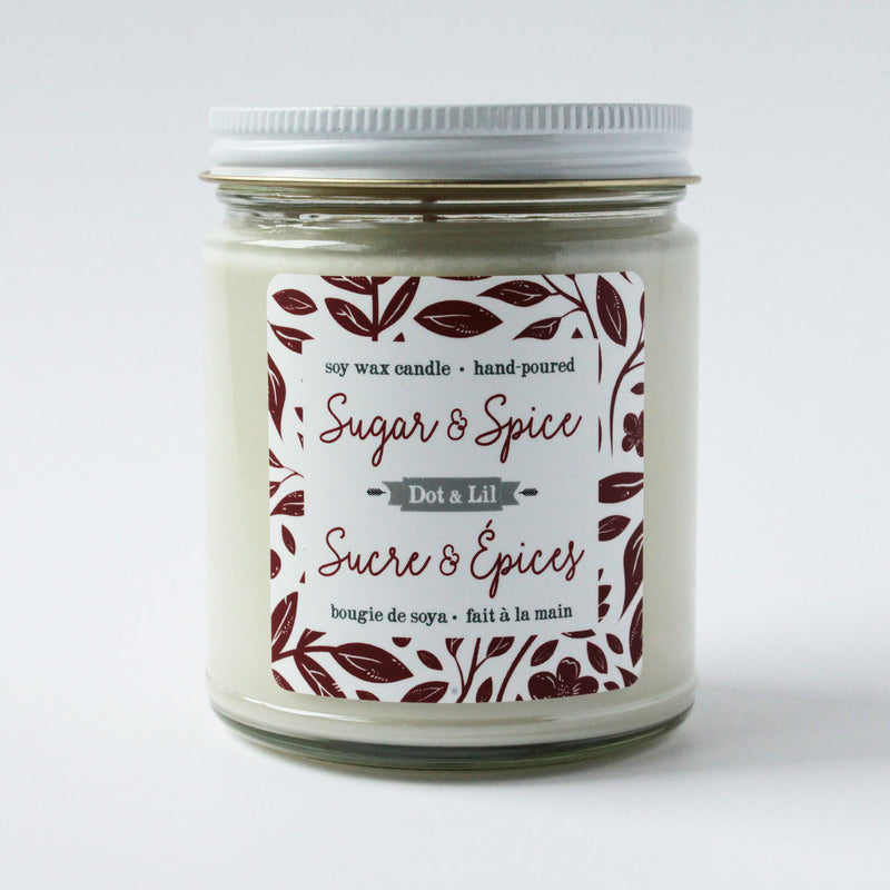 sugar & spice soy candle