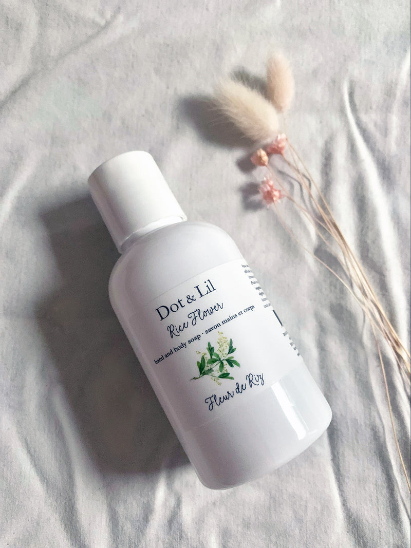 rice flower liquid soap