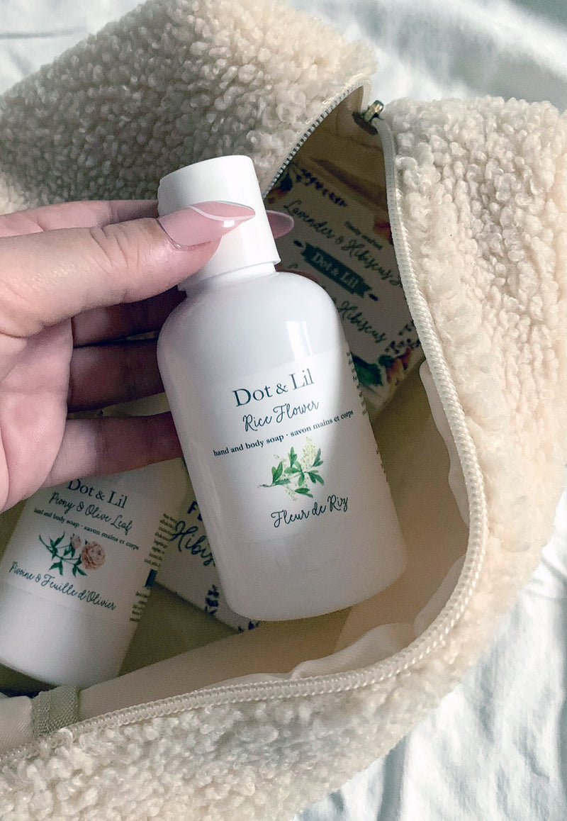 rice flower liquid soap