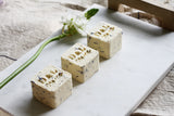 white tea & ginger sparkling milk bath cube